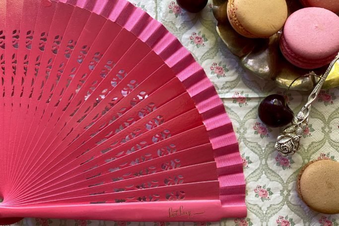 Hand-Fan "COCO" Pink