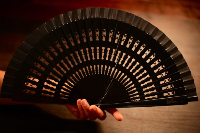 Hand-Fan "COCO" Black 4