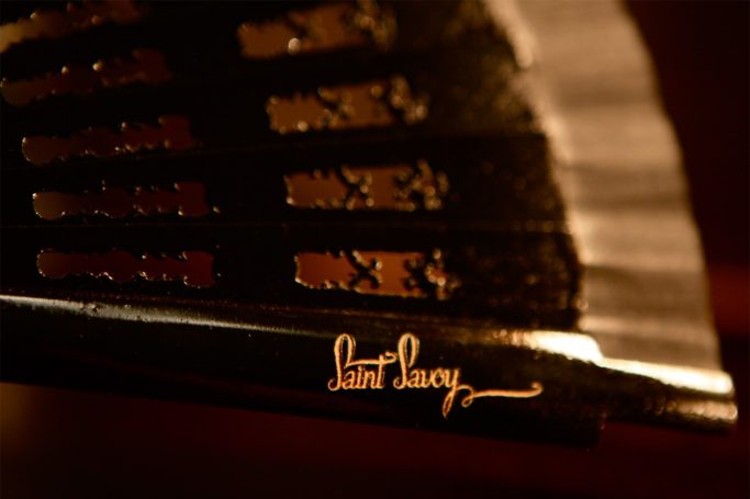 Wooden Hand-Fan "Coco" Black 1