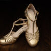 Comfortable soft attractive t-star shoes wedding shoes bridal shoes elegant vintage pinup look, 5cm heels