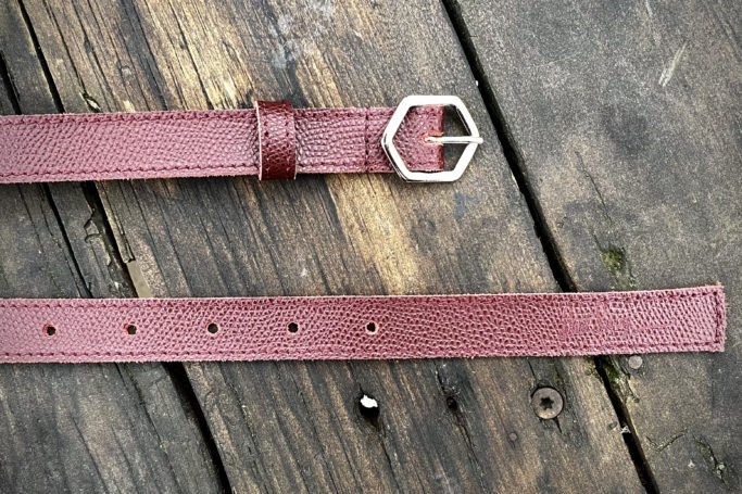 Leather Belt - Mahogany