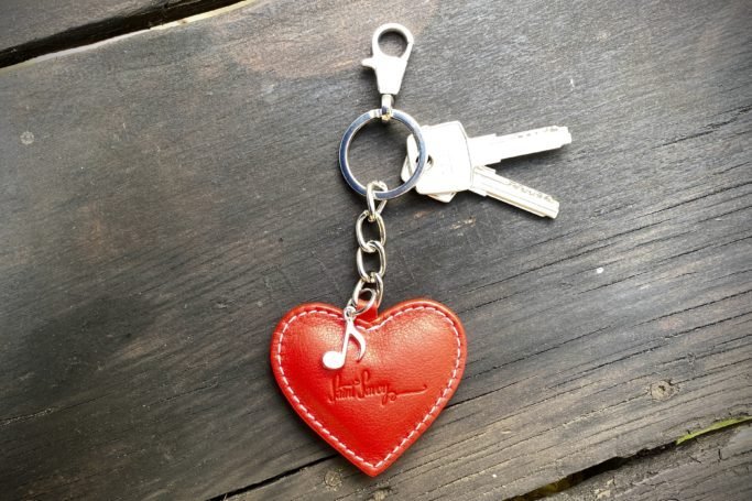 Keychain "MUSIC LOVER" Red - Image 3