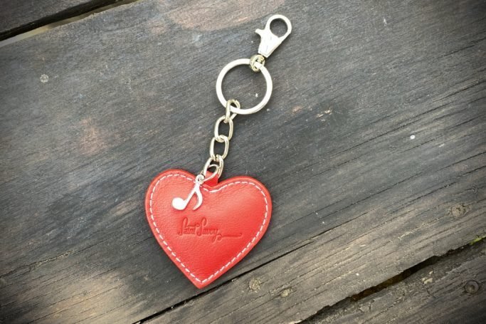 Keychain "MUSIC LOVER" Red