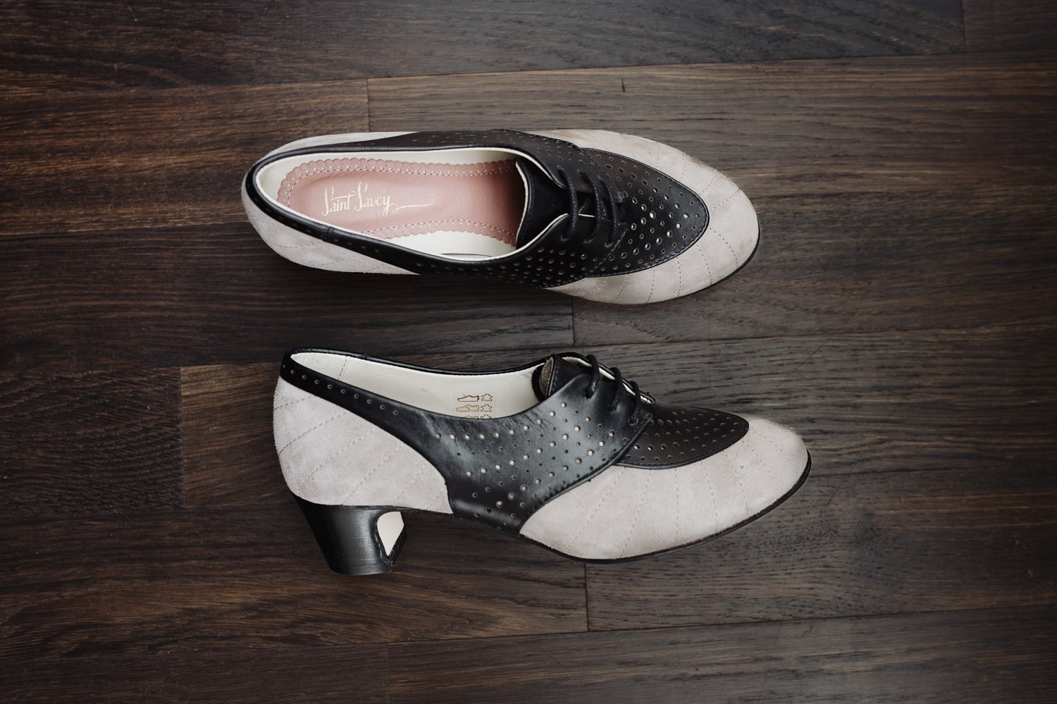 MODEL 7 Vintage Style shoe Black