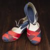 Vintage heels for dancing non leather, vegan 5cm heel