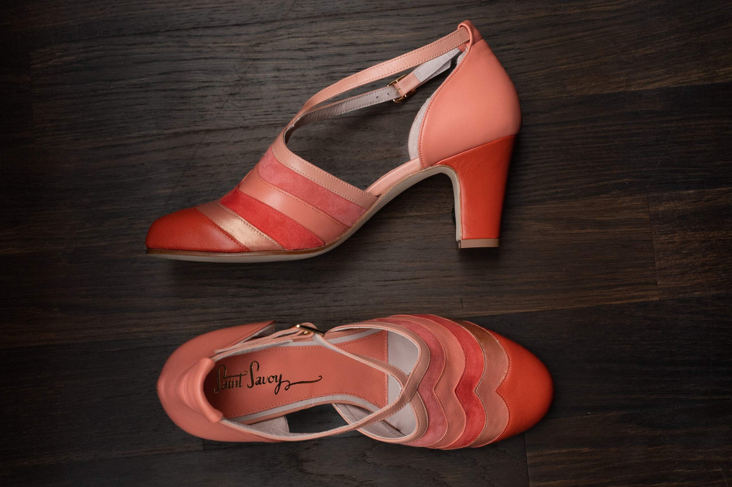 Comfortable high heel shoes, retro design, vintage look 20s, 30s, 40s, 50s, 60s