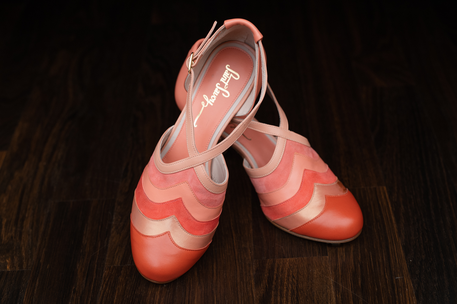 Grace Flamingo, vintage reproduction ladies shoe, handmade of fine leather in Europe