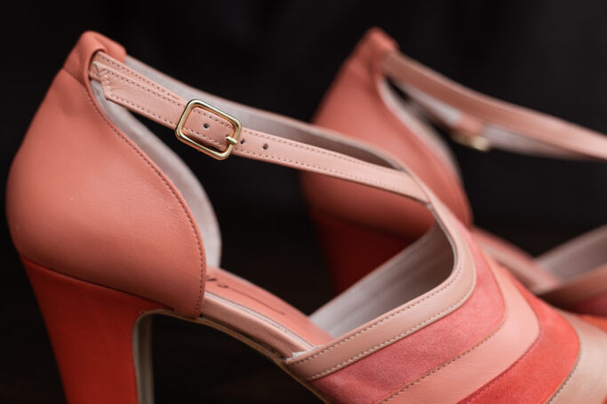Grace Flamingo, vintage reproduction ladies shoe, handmade of fine leather in Europe