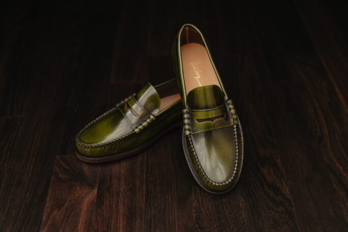 Vintage shoe for dancing and outdoor wear, full leather, sustainably produced in Portugal, Worldwide shipping, Small business