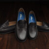 Soft black shoes unisex shoe, leather sole, Retro mens shoe, Ladies shoe, 1920s, 1930s, 1940s, 1950s