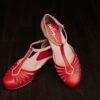 Vintage style shoe for dancing and outdoor wear, full leather, sustainably produced in Spain, Worldwide shipping, Small business